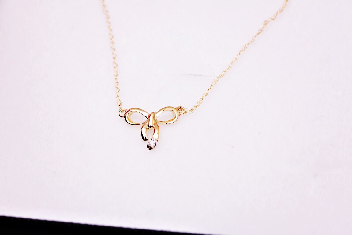 Emaga Złoty naszyjnik NZD4203 - Diament